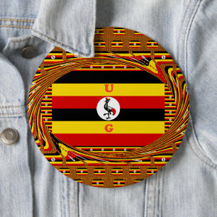 Bóton Redondo 15.24cm Linda e maravilhosa Hakuna Matata Lovely Uganda Co