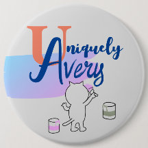 Lindo Alfinete de Nome Personalizável de Gato Dive