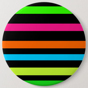 Bóton Redondo 15.24cm Listras neon
