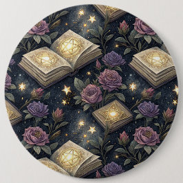 Bóton Redondo 15.24cm Livros Mágicos