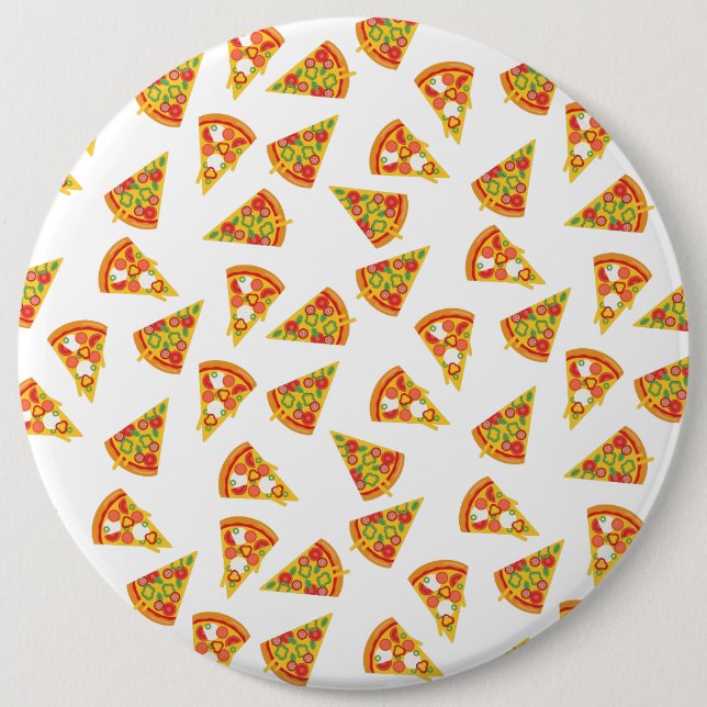 Bóton Redondo 15.24cm Love Pizza (Frente)