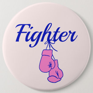 Bóton Redondo 15.24cm Luvas de combate ao Cancer da mama
