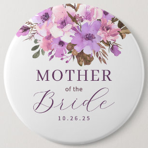 Bóton Redondo 15.24cm Mãe Floral Da Noiva