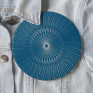 Bóton Redondo 15.24cm Mandala, Fios de Bicicleta 11