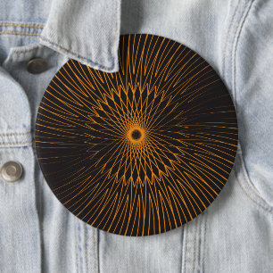 Bóton Redondo 15.24cm Mandala, Fios de Bicicleta 6