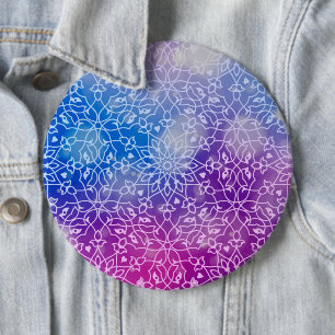 Bóton Redondo 15.24cm Mandala Inspiração 9