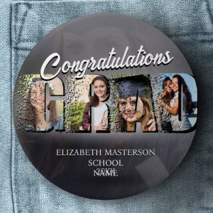 Bóton Redondo 15.24cm Manutenção de Parabéns de Fotografia Personalizado