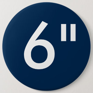 Bóton Redondo 15.24cm Modelo de Botão Arredondado Colossal de 6" Persona