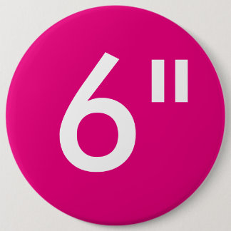 Bóton Redondo 15.24cm Modelo de Botão Arredondado Colossal de 6" Persona