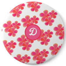 monograma floral de vinagre de cor aquosa de cor a