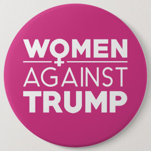 Bóton Redondo 15.24cm Mulheres Contra Trump