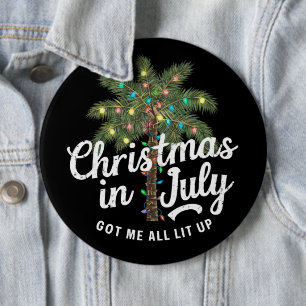Bóton Redondo 15.24cm Natal em julho me deixou todo animado