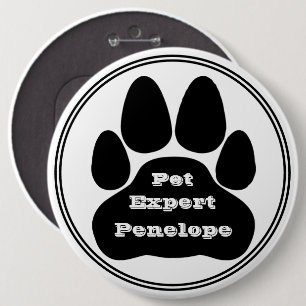 Bóton Redondo 15.24cm Nome de etiqueta de Impressão de Especialistas em