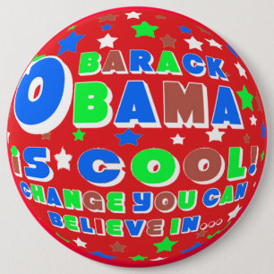 BÓTON REDONDO 15.24CM O DIVERTIMENTO DE BARACK OBAMA CAÇOA O PIN