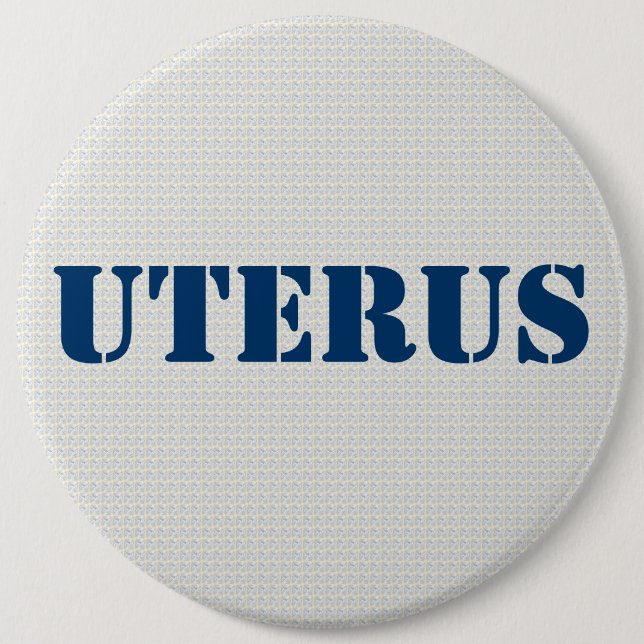 Bóton Redondo 15.24cm Obsessão Uterus GOP - Pró-Democrata (Frente)