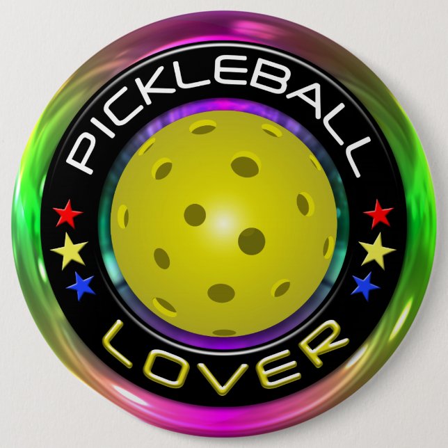 Bóton Redondo 15.24cm Opções do Lover 1 da Pickleball (Frente)