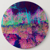 Paisagem Impressionista Roxa e Rosa Quente