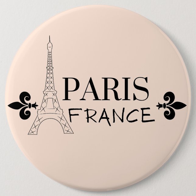 BÓTON REDONDO 15.24CM PARIS FRANÇA (Frente)