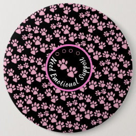 Bóton Redondo 15.24cm Pata de animais impressão de animais de companhia,