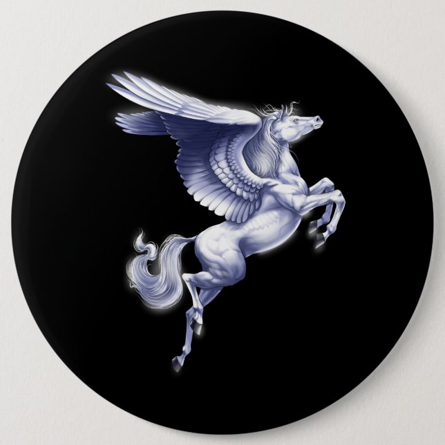 Bóton Redondo 15.24cm Pegasus Mítico (Frente)