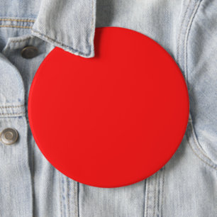 Bóton Redondo 15.24cm Personalização fácil - personalize 6" em vermelho 