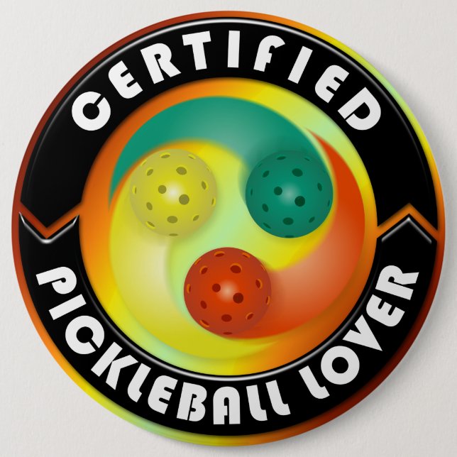 Bóton Redondo 15.24cm Pickleball certificado Lover 1 (Frente)