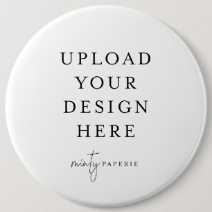 Bóton Redondo 15.24cm Pino do Botão 6" - Extra Grande