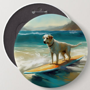 Bóton Redondo 15.24cm Pintura de surf em praia de Shepherd, Anatólia