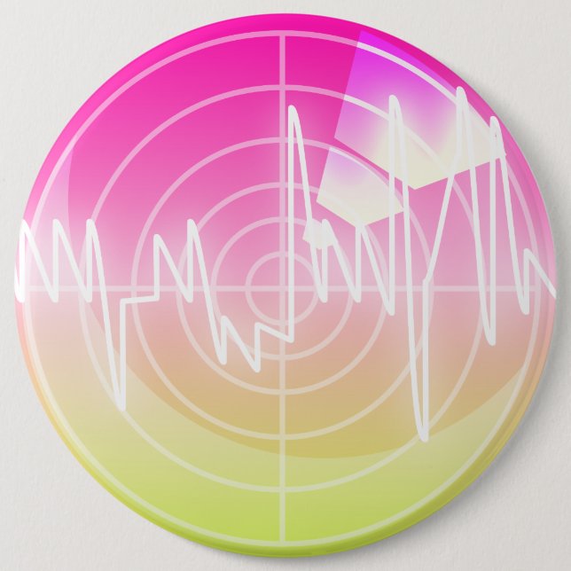 Bóton Redondo 15.24cm Player MP3 (Frente)