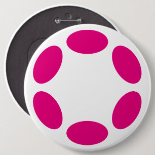Bóton Redondo 15.24cm Polkadot
