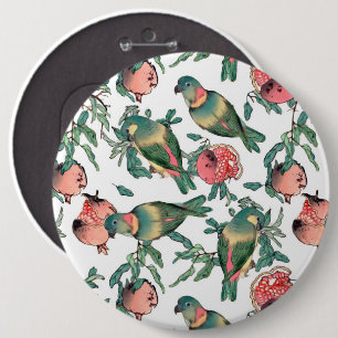 Bóton Redondo 15.24cm Pomegranato e aves