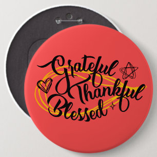 Bóton Redondo 15.24cm Presentes de Ação de Graças