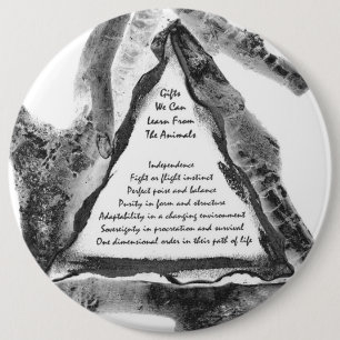 Bóton Redondo 15.24cm Presentes dos animais