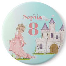 Princesa Unicorn Azul Cor-de-Rosa Castelo Cujo Ani