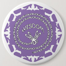 Purple Crown Chakra "Wisdom" Dragonfly White BG