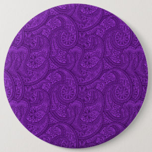 Bóton Redondo 15.24cm Purple Paisley