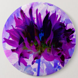 Bóton Redondo 15.24cm Púrpura e preto Cactus Dahlia