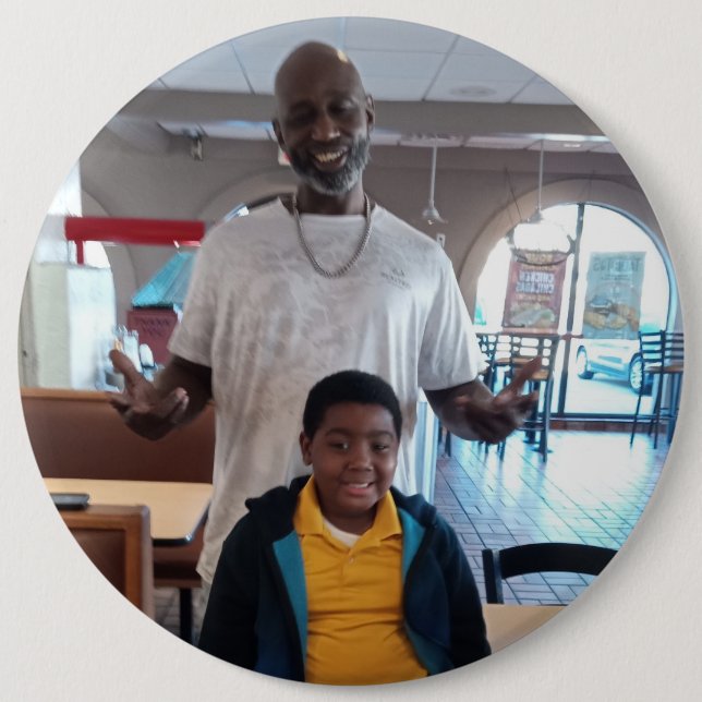 Bóton Redondo 15.24cm qapSR & Noah (Frente)