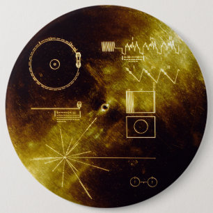 Bóton Redondo 15.24cm Registro de Ouro Voyager