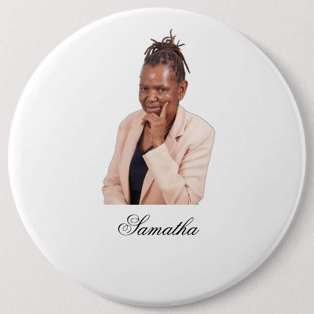 Bóton Redondo 15.24cm Round Button for her (Frente)