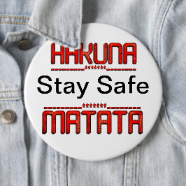 Bóton Redondo 15.24cm Sobreviveremos à COVID-19 - Uma Mensagem de Força