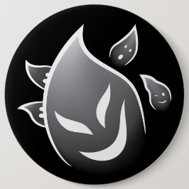 Bóton Redondo 15.24cm Spooky Ghosts