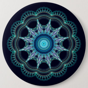Bóton Redondo 15.24cm Star Mandala
