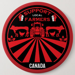 Bóton Redondo 15.24cm Suportar produção local de Fazendas canadense