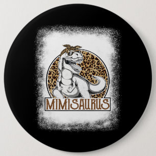 Bóton Redondo 15.24cm T Rex School Student Dinosaur Feliz 100 Dias De Sc