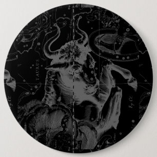 Bóton Redondo 15.24cm Taurus Constellation Hevelius 1690 Decor