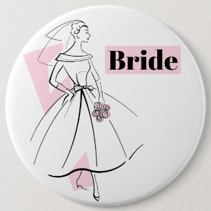 Bóton Redondo 15.24cm Tecla Fashion Bride Pink Bride