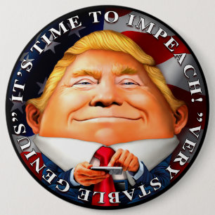 Bóton Redondo 15.24cm Tempo para Impedir, "Genial Muito Estável"