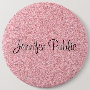 Bóton Redondo 15.24cm Tendência de aparência Dourada de Rosa Elegante Mo