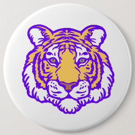 Bóton Redondo 15.24cm Trendy Louisiana Tigers Football Pin - Gameday